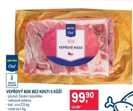 Vepřový bok bez kosti Metro Chef