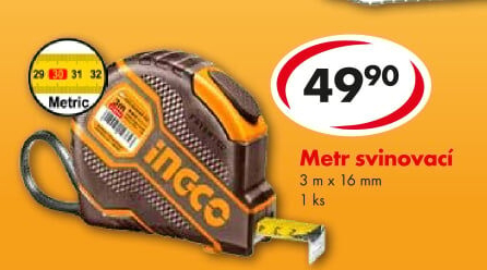 Svinovací metr Ingco
