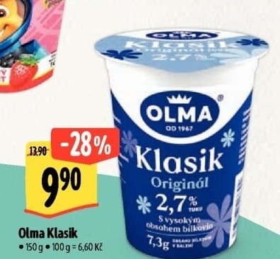 Bílý jogurt Klasik Olma
