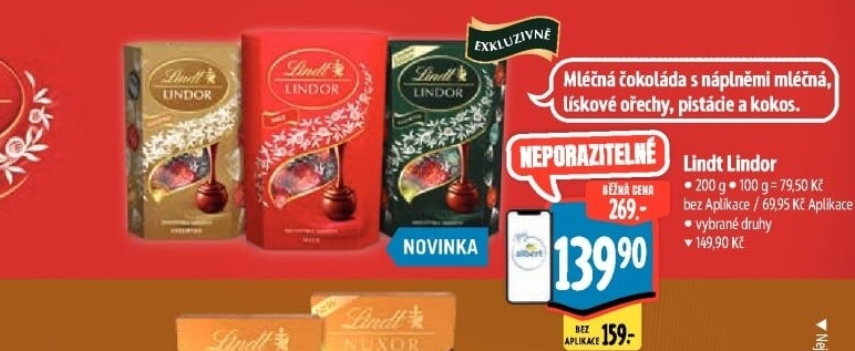 Bonboniéra Pralinky Lindor Lindt