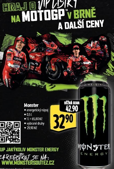 Energetický nápoj Monster Energy