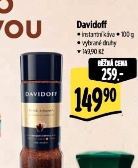 Instantní kávy Davidoff