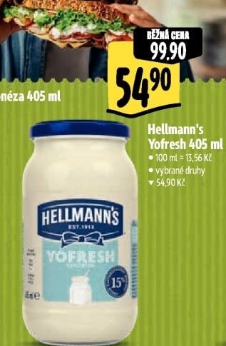 Majonéza Yofresh Hellmann'
