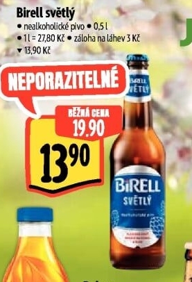 Nealkoholické pivo Birell