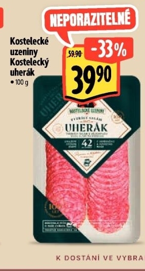 Salám Uherák kostelecký Kostelecké uzeniny