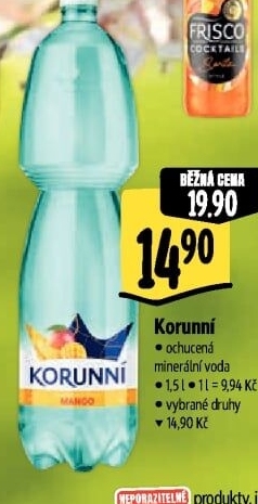 Voda ochucená Korunní