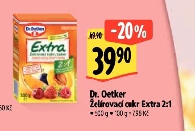 Želírovací cukr Extra Dr. Oetker