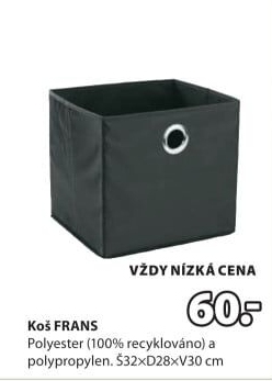Úložný textilní box