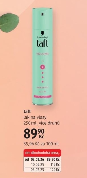 Lak na vlasy Taft Schwarzkopf