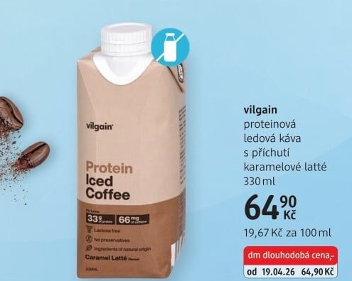 Proteinová ledová káva Vilgain