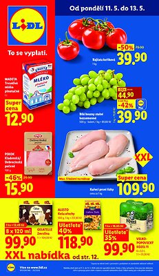 akční leták Lidl 11.5.2026-13.5.2026