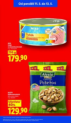 akční leták Lidl 11.5.2026-13.5.2026