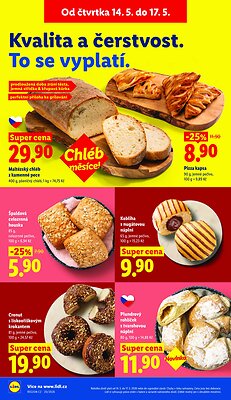 akční leták Lidl 14.5.2026-17.5.2026