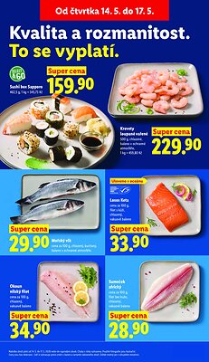 akční leták Lidl 14.5.2026-17.5.2026
