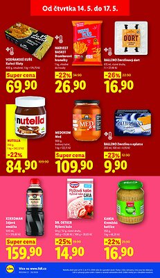 akční leták Lidl 14.5.2026-17.5.2026
