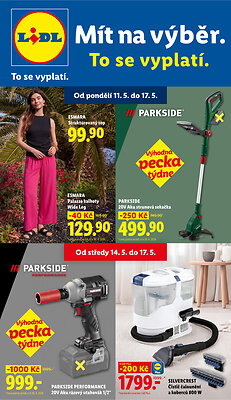 akční leták Lidl 11.5.2026-17.5.2026