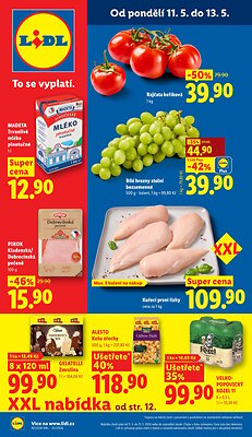 akční leták Lidl 11.5.2026-13.5.2026