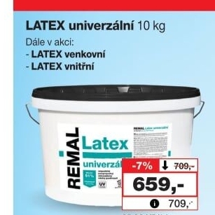 Latexový nátěr univerzální Remal
