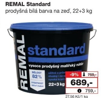 Malířská barva Remal Standard