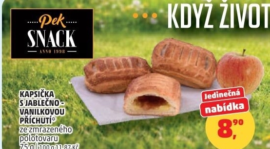 Kapsička s náplní Pek Snack