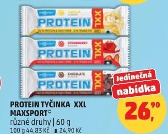 Proteinová tyčinka Maxsport