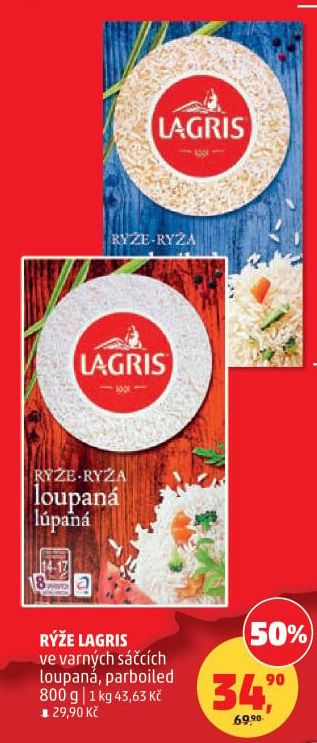 Rýže loupaná Lagris