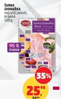 Šunka Zvonařka nejvyšší jakosti LE&amp