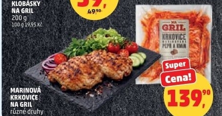 Vepřová krkovice marinovaná Na gril Penny
