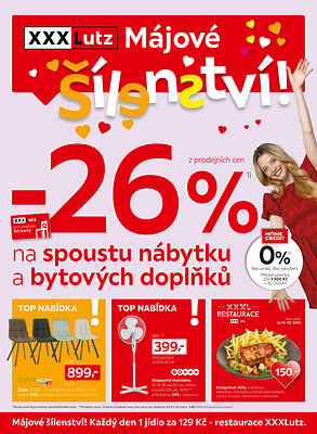 akční leták XXXLutz 11.5.2026-24.5.2026