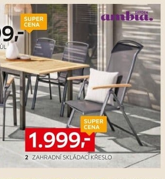 ZAHRADNÍ SKLÁDACÍ KŘESLO