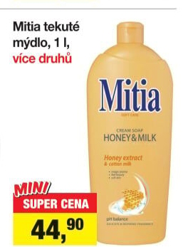 Tekuté mýdlo Mitia - náhradní náplň
