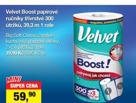 Utěrky kuchyňské 2vrstvé Classic Big Soft