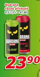 Energetický nápoj Guarana