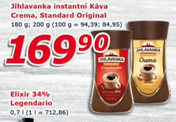 Instantní káva Jihlavanka Standard