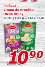 Instantní polévka do hrnečku Vitana