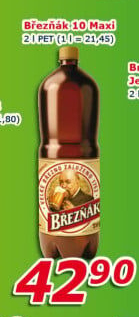 Pivo světlé výčepní 10° Březňák