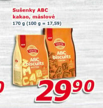 Sušenky ABC Sedita