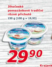 Tradiční pomazánkové Jihočeské Madeta