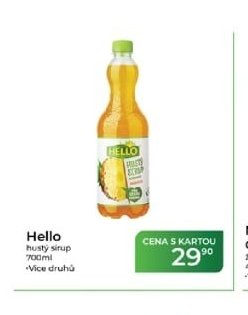 Hello hustý sirup