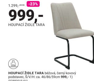 HOUPACÍ ŽIDLE TARA