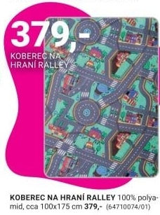 KOBEREC NA HRANÍ RALLEY