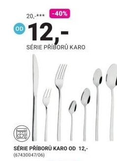 SÉRIE PŘÍBORŮ KARO