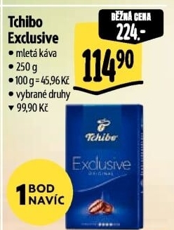 Mletá káva Tchibo Exclusive