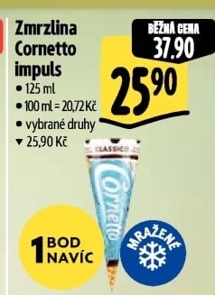Nanuk kornout Cornetto Algida