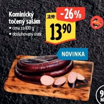 Salám kominický točený