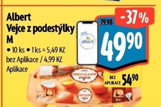 Vejce z podestýlky M Albert