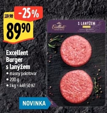 Burger s lanýžem Albert Excellent