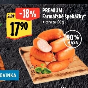 Farmářské špekáčky Premium