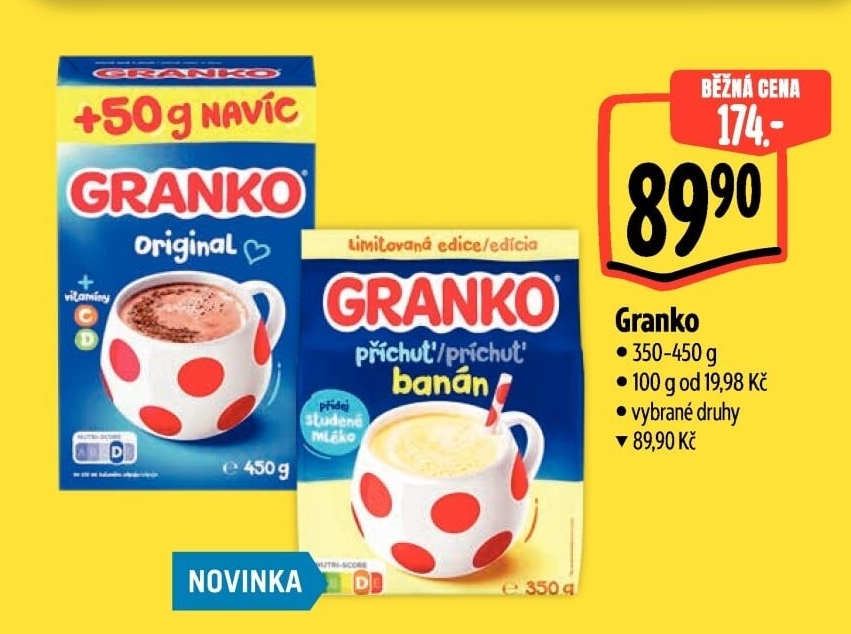 Instantní kakao Granko Orion
