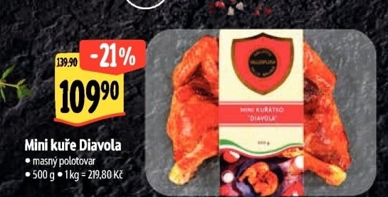 Mini kuřátko marinované